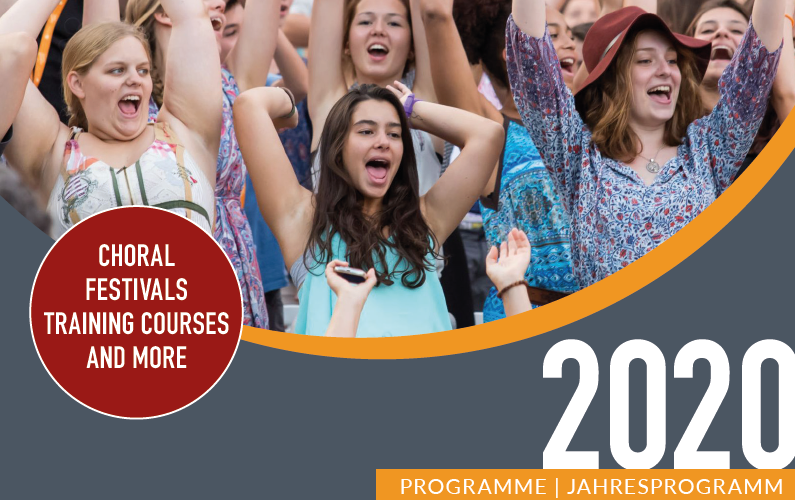Brochure of choral activities 2020 is out!