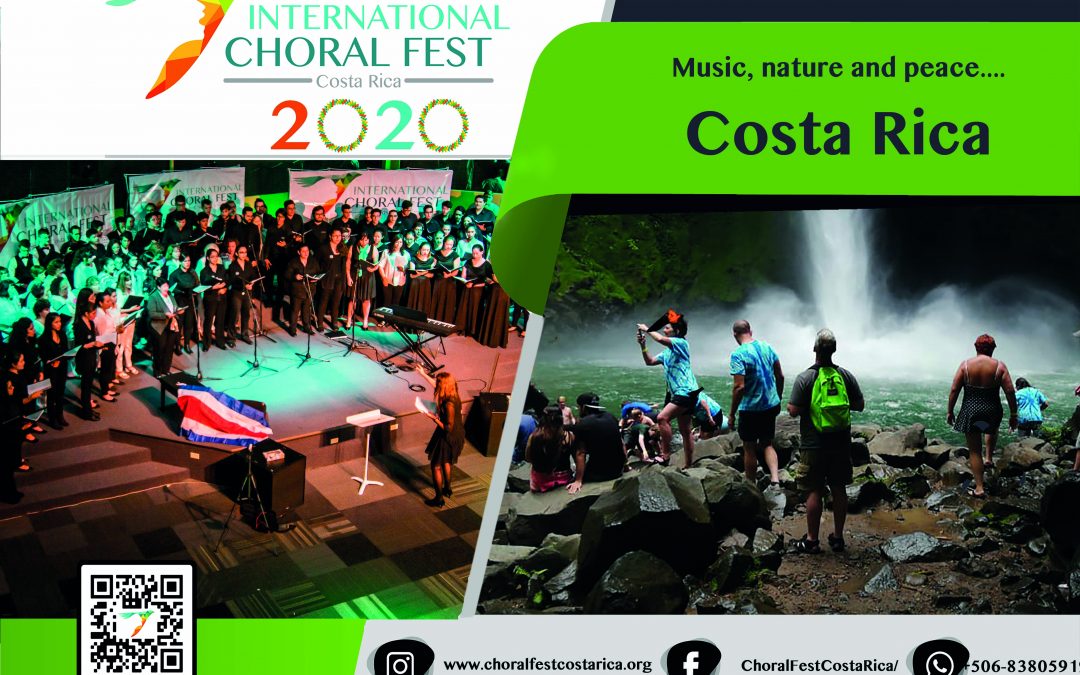International Choral Fest Costa Rica for Peace June 24th to 30th 2020