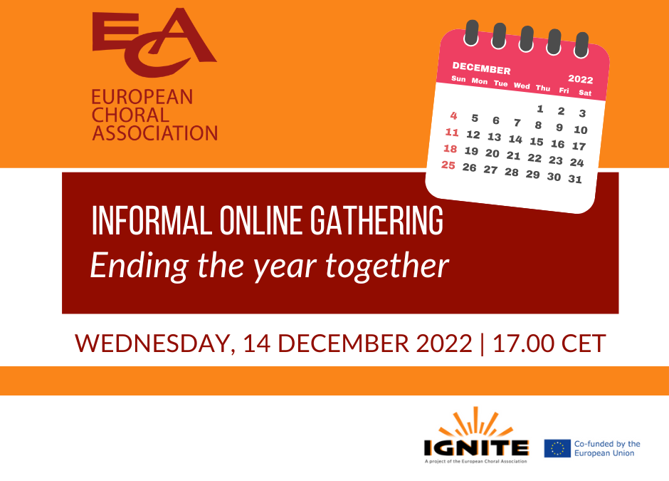 Ending the year together – Informal Online Gathering